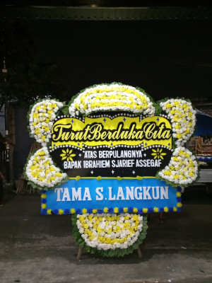 Papan Bunga Duka di Pelaihari